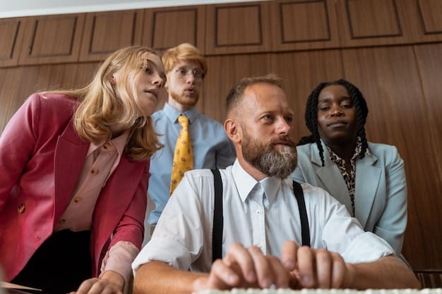 A close-up shot of a diverse group of executives in a boardroom, engaged in a serious discussion about REIT strategy.