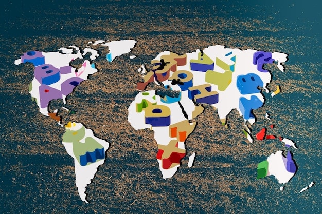 A world map highlighting different regions where REITs operate, showcasing the potential for international diversification and geographic spread.