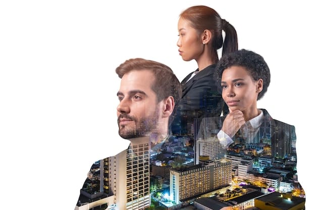 A collage of different real estate types, including residential apartments, office buildings, and warehouses, representing the diverse range of REIT sub-sectors and their varying responses to market conditions.
