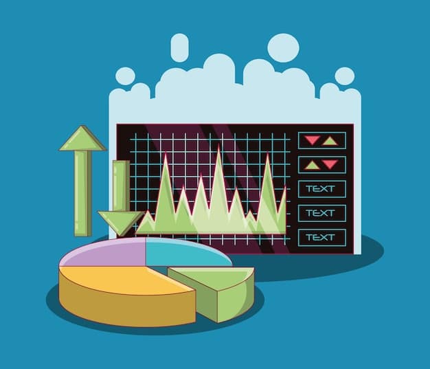 A visual representation of a graph showing the correlation between REIT performance and interest rates. It depicts an inverse relationship, with one line (REITs) going up as the other (interest rates) goes down, and vice versa.